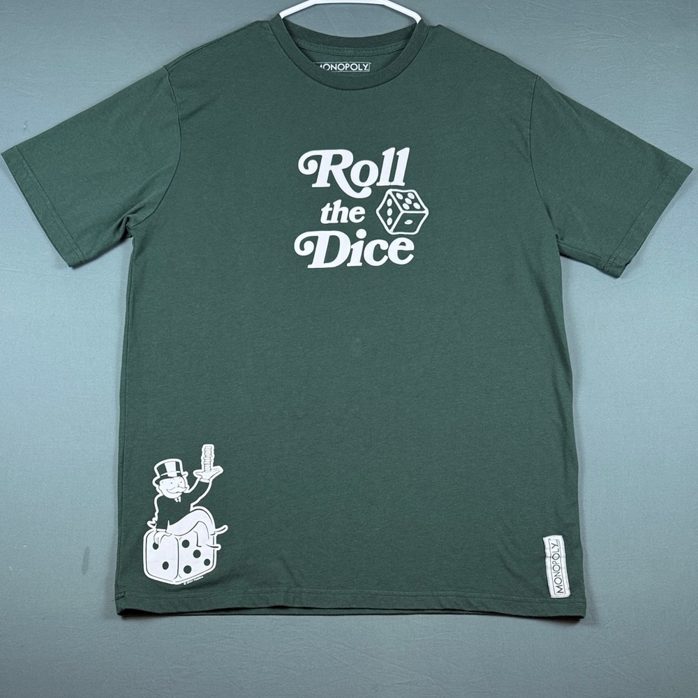 Monopoly Green Graphic T-Shirt for Men